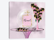 Azura Pink Perfume Bottle & Orchids