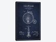 Marble Bike Navy Blue Patent Blueprint