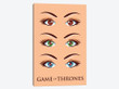 Game of Thrones Alternative Poster - Brown Eyes, Green Eyes, Blue Eyes