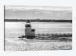 Usa, New England, Massachusetts, Nantucket Island, Nantucket Town, Brnt Point Lighthouse From Nantucket Ferry