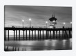 Huntington Beach Pier at sunset, California, USA