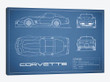 Chevrolet Corvette C3 Body Type (Blue)