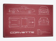 Chevrolet Corvette C1 Body Type (Maroon)