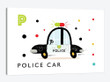 P Is Forpolice Car