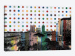 San Antonio, Texas Colorful Polka Dot Skyline