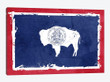 Wyoming Fresh Paint State Flag