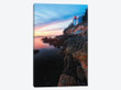 Vertical View of a Lighthouse on a Cliff at Sunset, Bass Harbor Head Lighthouse, Maine