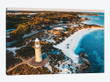 Sunset Lighthouse Beach Aerial
