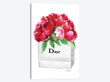 Small Fashion Shopping Bag With Deep Pink Peonies