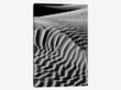 Black And White Landscape With View Of Mesquite Flat Dunes, Death Valley National Park, Mojave Desert, California, USA