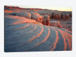 Rock Formation In Desert At Sunset, San Rafael Desert, Utah, USA