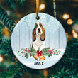 Beagle Circle Ornament