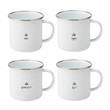 Personalized Enamel Mug Happy Campers Vanlife Mug Campervan Mug RV Accessories Camping Mug Gift