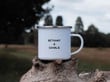 Just Engaged Gift Enamel Mug I Said Yes To New Adventures Wedding Mug Personalised Engagement Gift Mug Custom Enamel Camping Mug