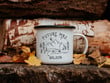 Engagement Gift Future Mrs Personalized Enamel Mug Mountain Wedding Just Engaged Camping Mug Custom Coffee Mug