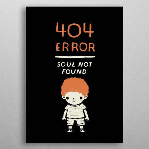404 error - soul not found. ginger, redhead.