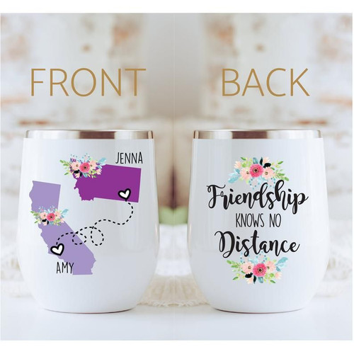 Personalized State to State Best Friend Mug