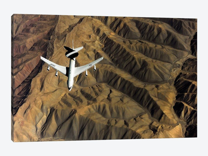 A US Air Force E-3 Sentry Aircraft Over Afghanistan
