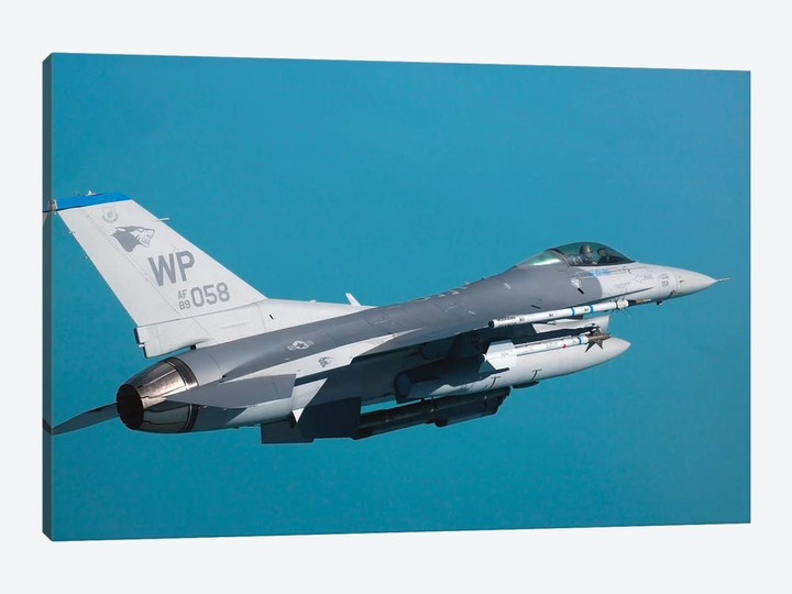 An F-16 Fighting Falcon In Flight