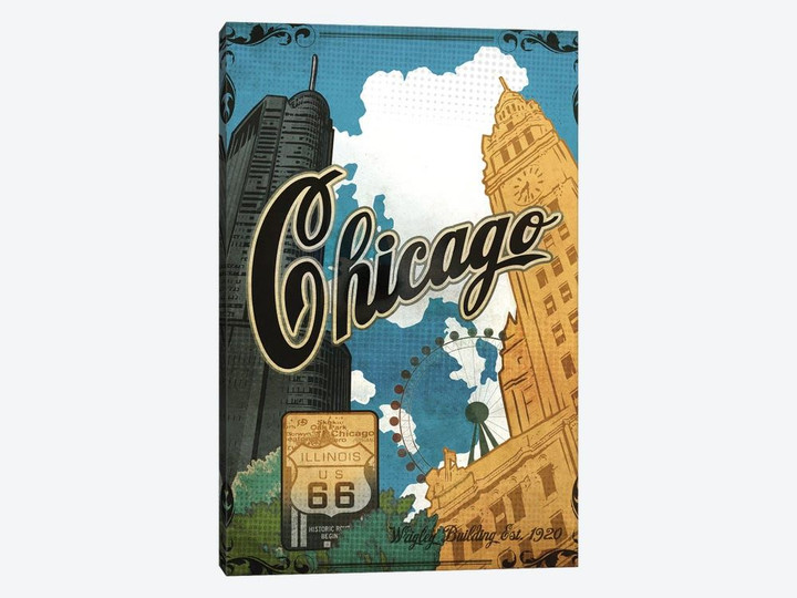 Vintage Chicago Poster