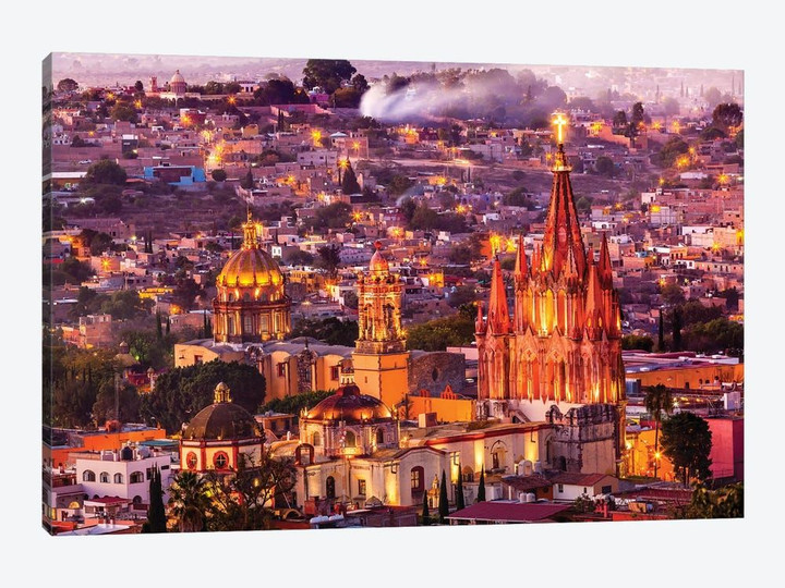 San Miguel de Allende, Mexico, Miramar, Overlook, Parroquia Archangel Church