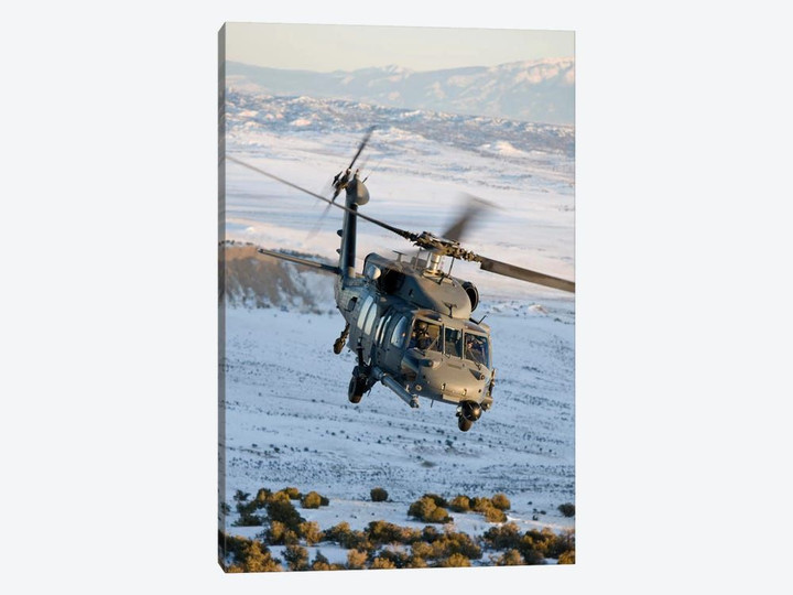 HH-60G Pave Hawk Flies A Low Level Route Over New Mexico
