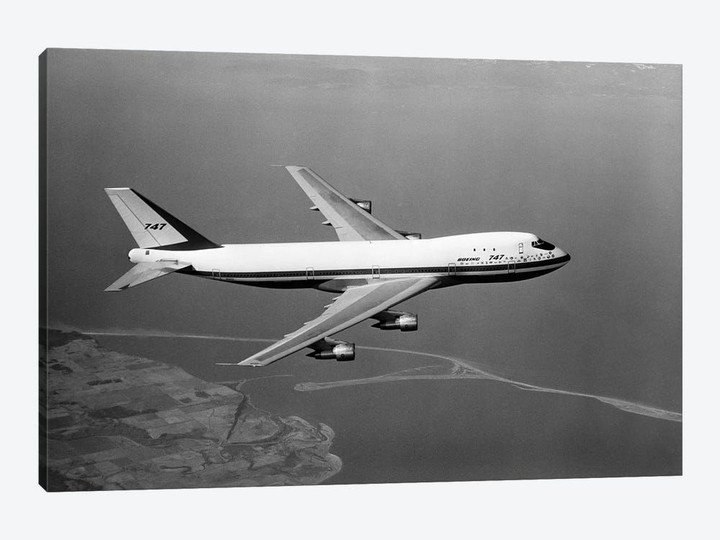 1960s Boeing 747 In Flight