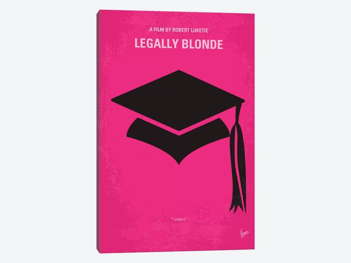 Legally Blonde Minimal Movie Poster