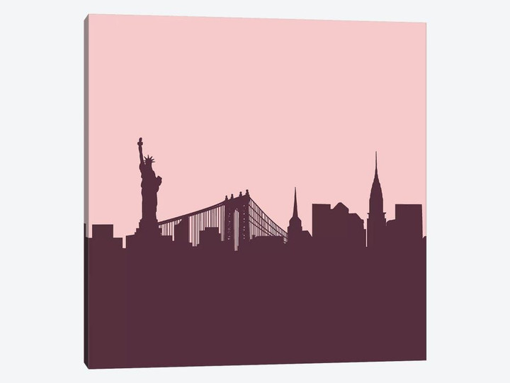 New York Skyline Graphic Print