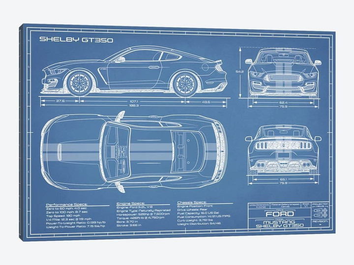 Shelby GT350 (2015-2019) Blueprint