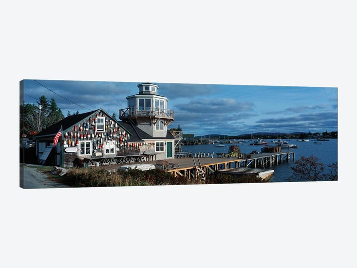 Harding Family Wharf, Bass Harbor, Hancock County, Maine, USA
