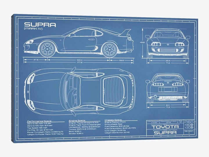 Toyota Supra MKIV Blueprint