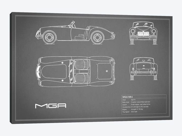 MG MGA Mark I (Grey)