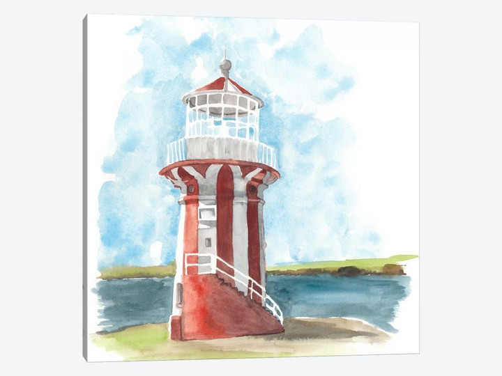 Watercolor Lighthouse III