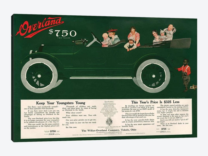 1915 Willys-Overland Magazine Advert