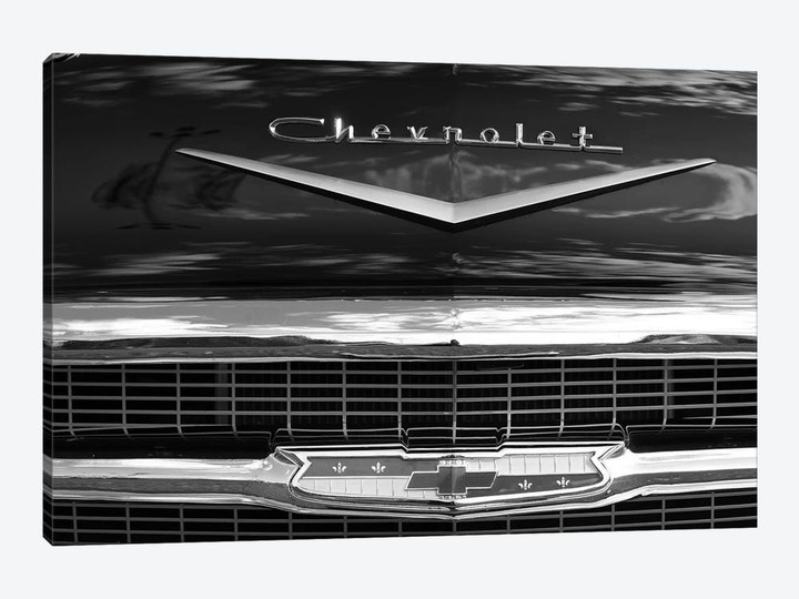 American Classic Car Black And White XII