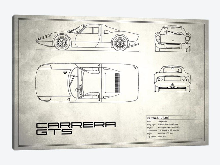 Porsche (904) Carrera GTS (Vintage Silver)