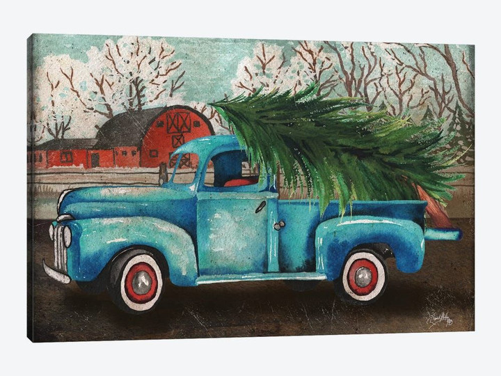 Blue Truck and Tree I