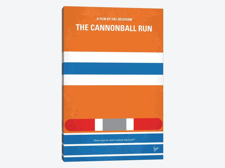 The Cannonball Run Minimal Movie Poster