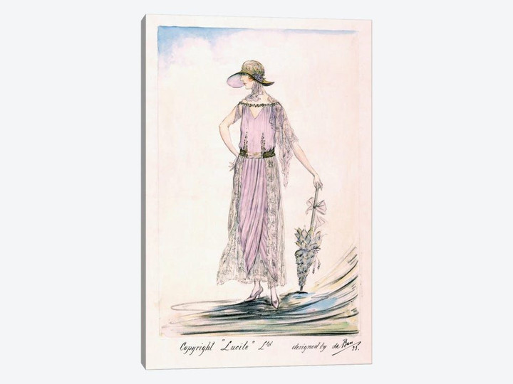A day dress, 1923 (colour litho)