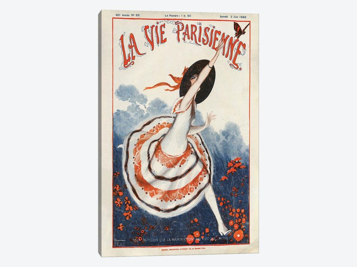 1922 La Vie Parisienne Magazine Cover