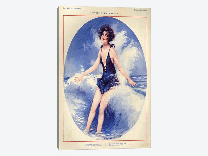 1926 La Vie Parisienne Magazine Plate