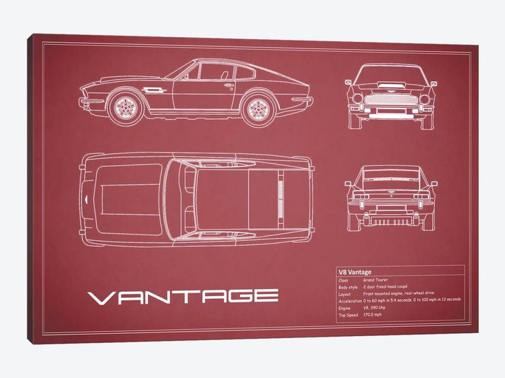 Aston Martin V8 Vantage (Maroon)