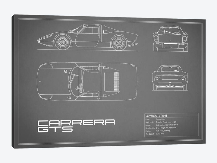 Porsche (904) Carrera GTS (Grey)