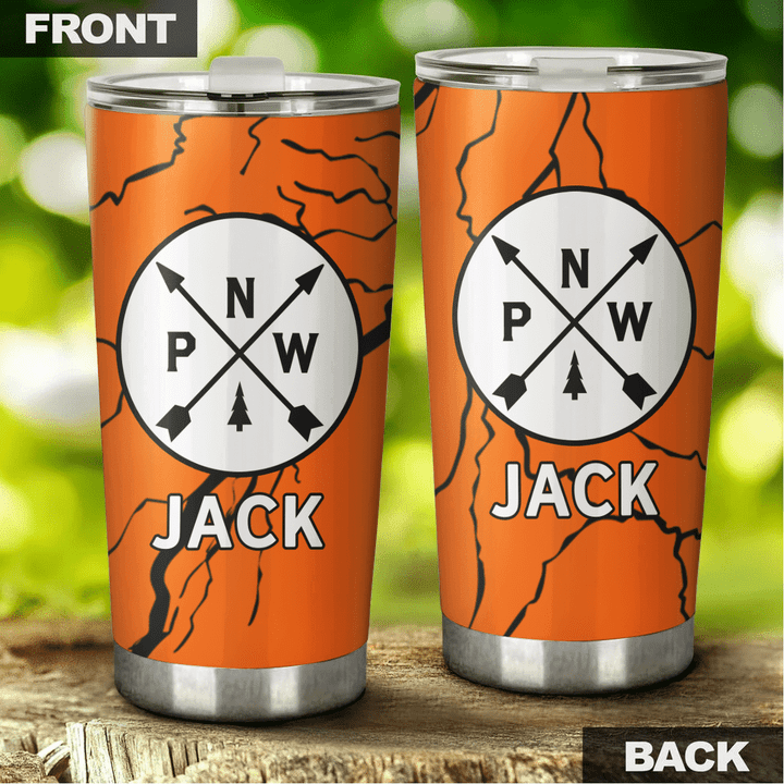 Personalized Name On Pacific Northwest Stainless Steel Tumbler