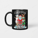 Christmas 2020 - Santa Claus and Friends wearing Mask Mugs