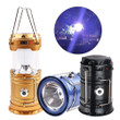Solar Rechargeable Compact Camping Flashlight