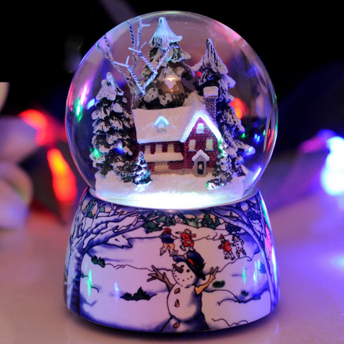 Resin Music Box Crystal Ball - Valentine's Day Gift