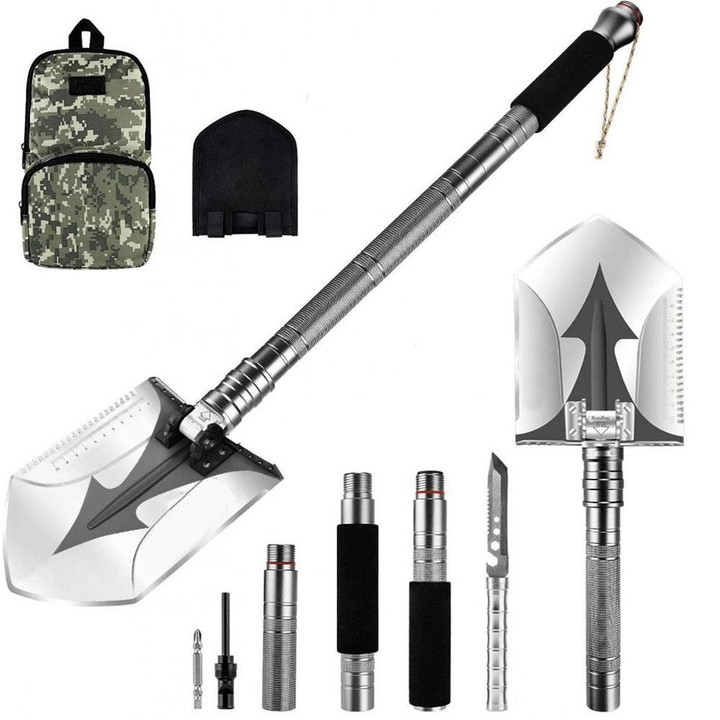 GP™ Multi-Purpose Folding Shovel - the world’s toughest & Indestructible survival shovel!