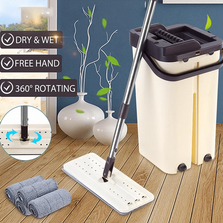 (50% OFF TODAY) GP™ Pro Hand-free Squeeze Dry Mop Cleaner